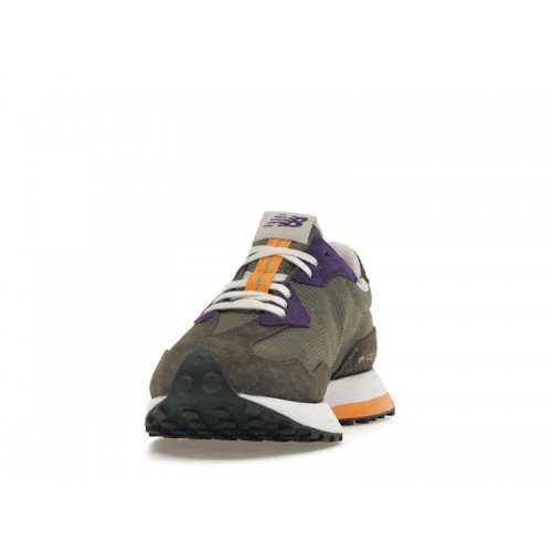 Кроссы New Balance 327 Brown True Camo Black Plum - мужская сетка размеров