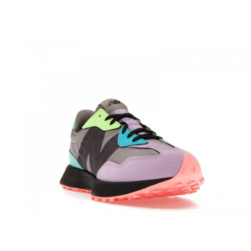 Кроссы New Balance 327 Magnet Dark Violet Glow - мужская сетка размеров