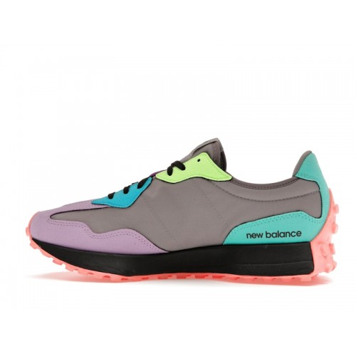 Кроссы New Balance 327 Magnet Dark Violet Glow - мужская сетка размеров