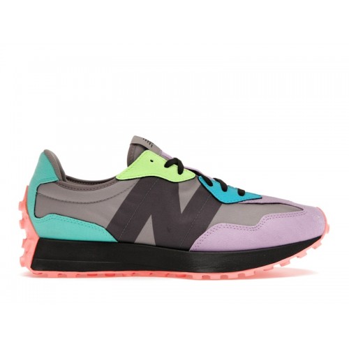 Кроссы New Balance 327 Magnet Dark Violet Glow - мужская сетка размеров