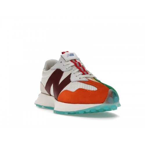 Кроссы New Balance 327 Dejounte Murray Heat Up Beige - мужская сетка размеров