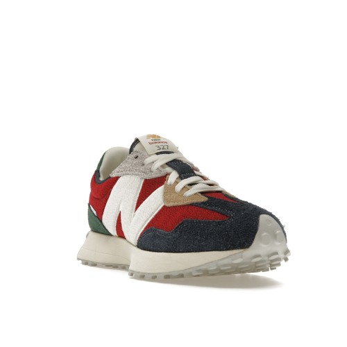 Кроссы New Balance 327 Crimson Natural Indigo - мужская сетка размеров