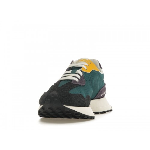 Кроссы New Balance 327 Purple Yellow - мужская сетка размеров