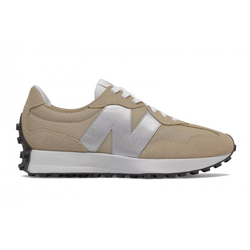 Кроссы New Balance 327 Tan Silver - мужская сетка размеров