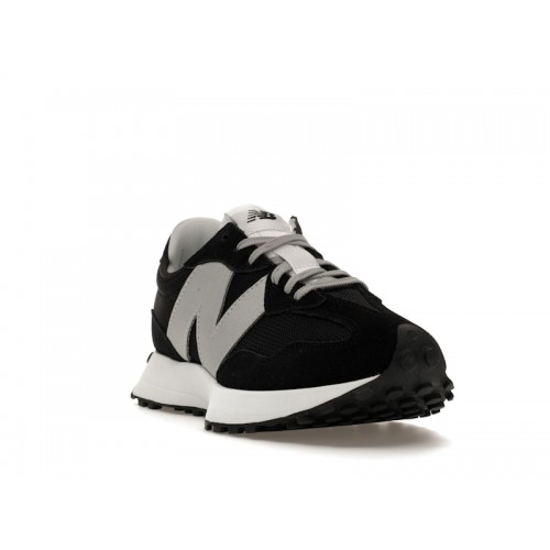 Кроссы New Balance 327 Black Silver - мужская сетка размеров
