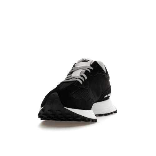 Кроссы New Balance 327 Black Silver - мужская сетка размеров