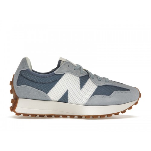 Кроссы New Balance 327 Mercury Blue - мужская сетка размеров