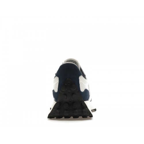 Кроссы New Balance 327 White Navy Blue - мужская сетка размеров