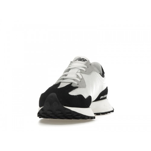 Кроссы New Balance 327 White Black Grey - мужская сетка размеров