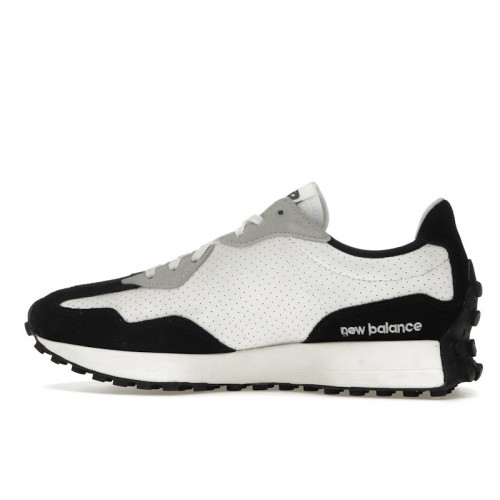 Кроссы New Balance 327 White Black Grey - мужская сетка размеров