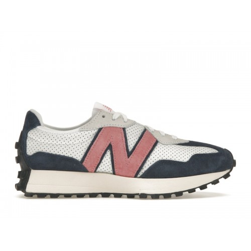 Кроссы New Balance 327 White Natural Pink - мужская сетка размеров