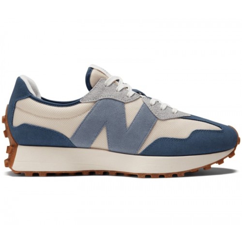 Кроссы New Balance 327 Vintage Indigo Arctic Grey - мужская сетка размеров