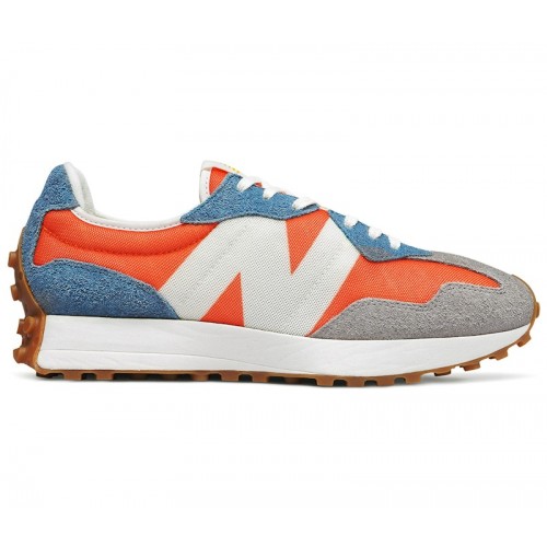 Кроссы New Balance 327 Red Navy Grey - мужская сетка размеров
