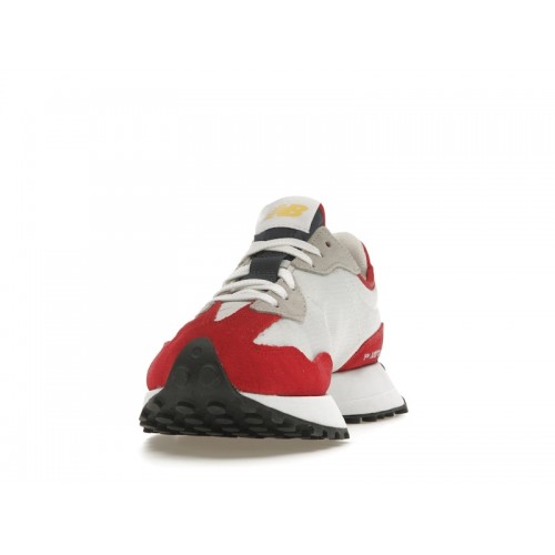 Кроссы New Balance 327 Natural Indigo Team Red - мужская сетка размеров