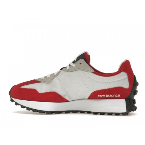 Кроссы New Balance 327 Natural Indigo Team Red - мужская сетка размеров