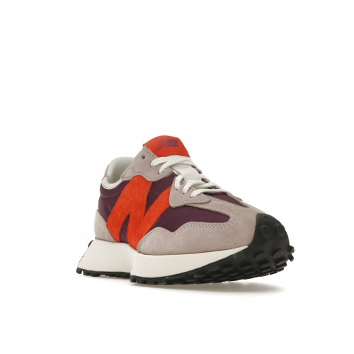 Кроссы New Balance 327 size? Red Purple Tan - мужская сетка размеров