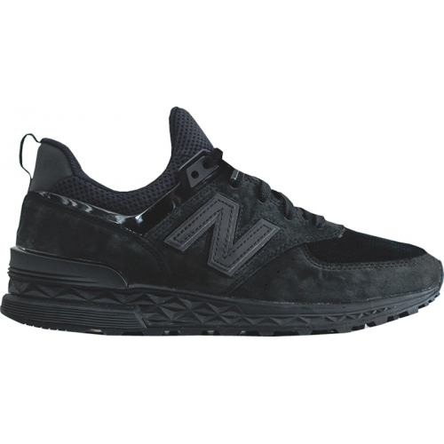 Кроссы New Balance 574 Sport Ronnie Fieg X DSM Black (Special Box) - мужская сетка размеров