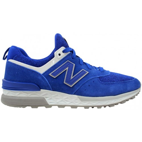 Кроссы New Balance 574 Sport Blue Bell - мужская сетка размеров