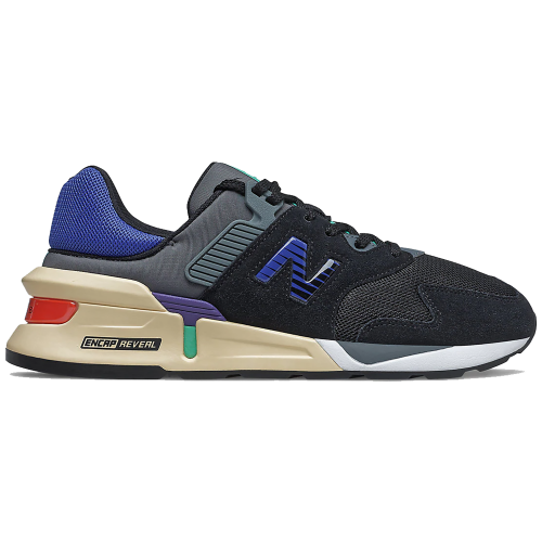 Кроссы New Balance 997S Black Dazzling Blue - мужская сетка размеров