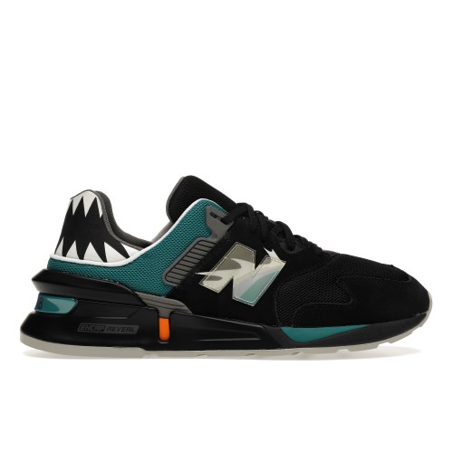 Кроссы New Balance 997S Shoe Palace Great White (Black Toe) - мужская сетка размеров