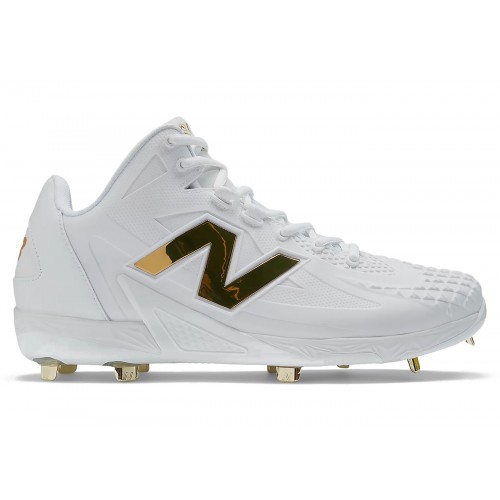 Кроссы New Balance Ohtani 1 White Metallic Gold - мужская сетка размеров