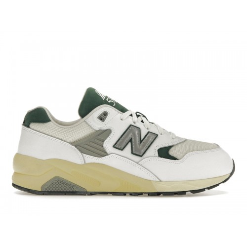 Кроссы New Balance 580 White Nightwatch Green - мужская сетка размеров