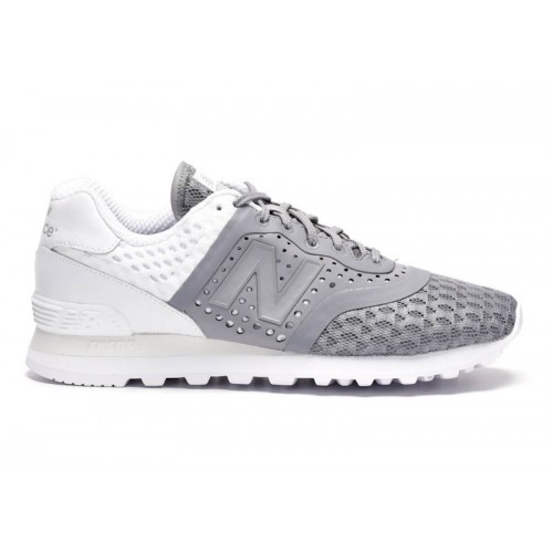 Кроссы New Balance 574 Re-Engineered Breathe Grey - мужская сетка размеров