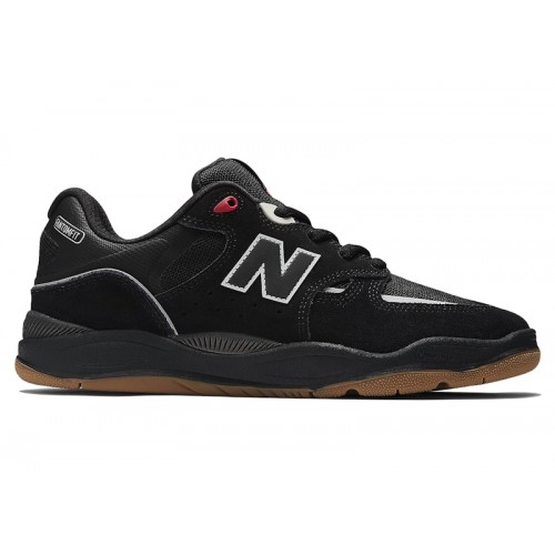 Кроссы New Balance Numeric 1010 Tiago Lemos Black White Gum - мужская сетка размеров