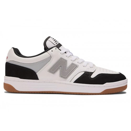 Кроссы New Balance Numeric 480 Tiago Lemos x Kawhi Leonard White Black - мужская сетка размеров