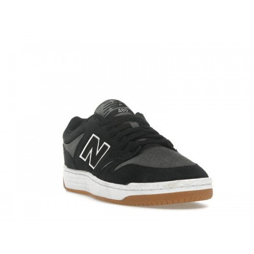 Кроссы New Balance Numeric 480 Black Grey - мужская сетка размеров