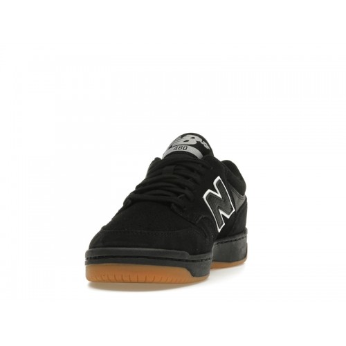 Кроссы New Balance Numeric 480 Black White - мужская сетка размеров