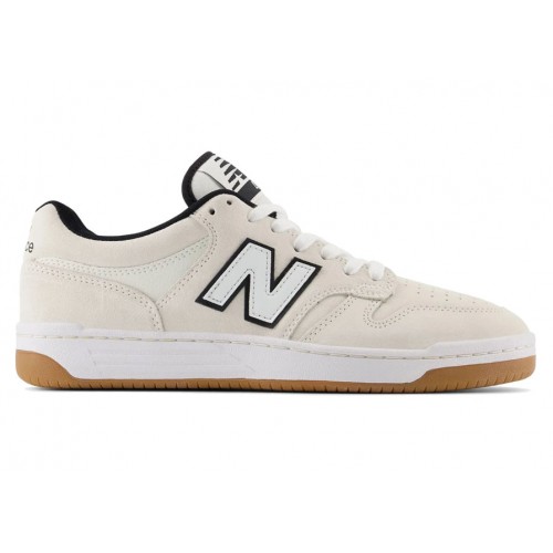 Кроссы New Balance Numeric 480 White Black - мужская сетка размеров