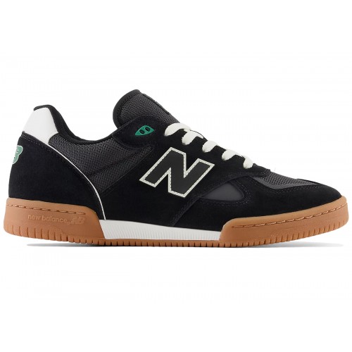 Кроссы New Balance Numeric 600 Tom Knox Black White Gum - мужская сетка размеров