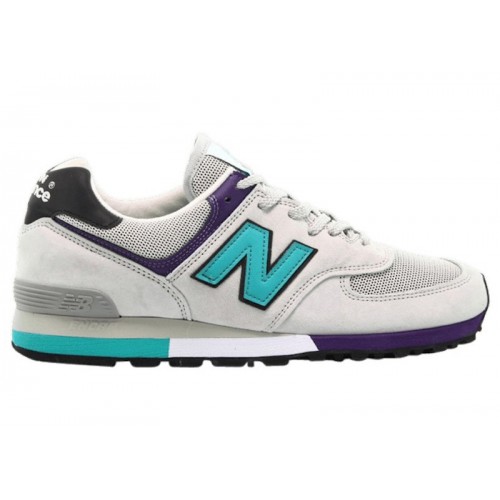 New Balance 576 MiUK Nineties Off White Purple Teal - мужская сетка размеров