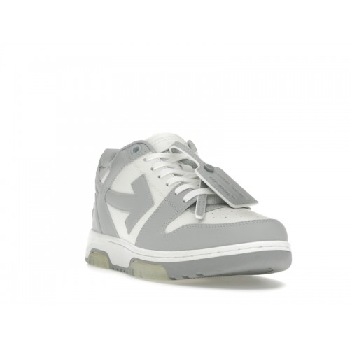 OFF-WHITE Out Of Office OOO Low Tops Grey White (2022) - мужская сетка размеров