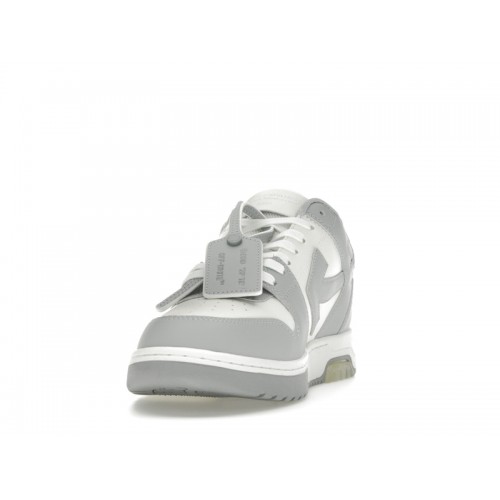 OFF-WHITE Out Of Office OOO Low Tops Grey White (2022) - мужская сетка размеров