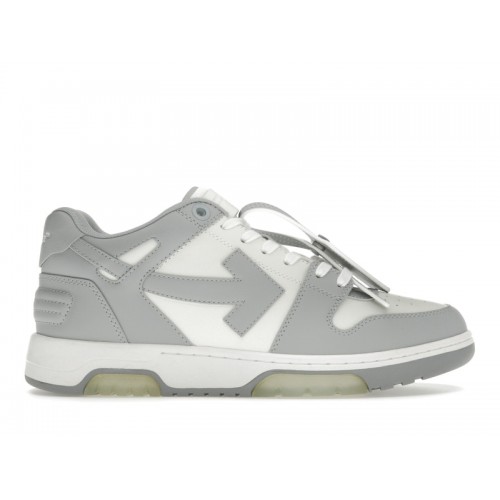 OFF-WHITE Out Of Office OOO Low Tops Grey White (2022) - мужская сетка размеров