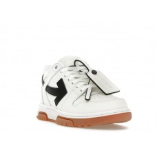OFF-WHITE Out Of Office OOO Low Tops White Black Gum