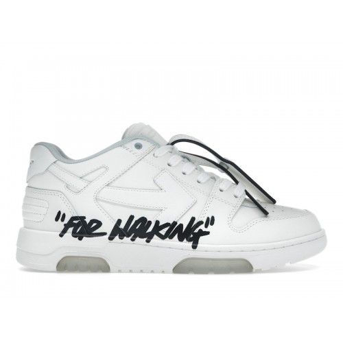 OFF-WHITE Out Of Office OOO Low Tops For Walking White - мужская сетка размеров