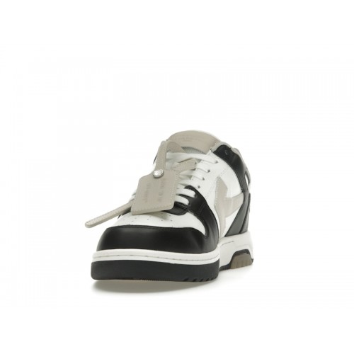 OFF-WHITE Out Of Office OOO Low Tops Black Beige - мужская сетка размеров
