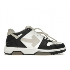 OFF-WHITE Out Of Office OOO Low Tops Black Beige