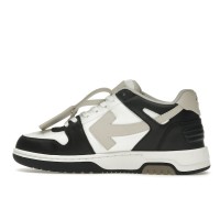 OFF-WHITE Out Of Office OOO Low Tops Black Beige