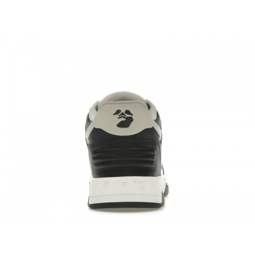 OFF-WHITE Out Of Office OOO Low Tops Black Beige - мужская сетка размеров