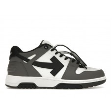 OFF-WHITE Out Of Office OOO Low Tops Dark Gray Black
