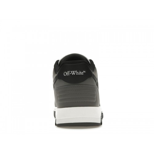OFF-WHITE Out Of Office OOO Low Tops Dark Gray Black - мужская сетка размеров