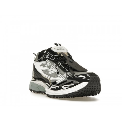 OFF-WHITE Be Right Back Grey Black - мужская сетка размеров