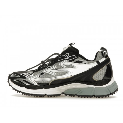 OFF-WHITE Be Right Back Grey Black - мужская сетка размеров