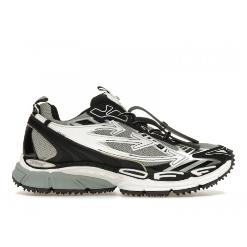 OFF-WHITE Be Right Back Grey Black - мужская сетка размеров