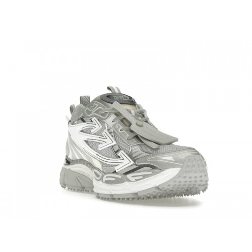OFF-WHITE Be Right Back Gray Silver - мужская сетка размеров
