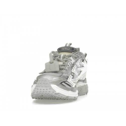 OFF-WHITE Be Right Back Gray Silver - мужская сетка размеров
